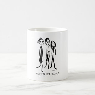 Nachtschicht - Designer Coffee Tasse