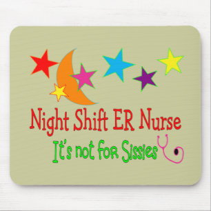 Nachtschicht ER-KRANKENSCHWESTER "es ist nicht fü Mousepad