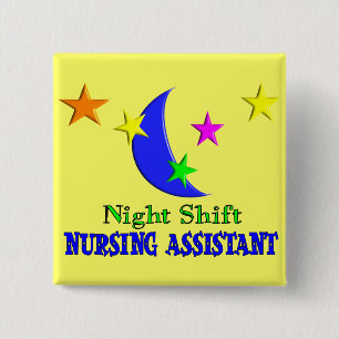 Nachtschicht-Krankenpflege-Assistent Button