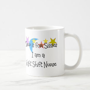 Nachtschicht-Krankenschwester-Geschenke Kaffeetasse