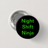 Nachtschicht Ninjas Button (Vorne & Hinten)