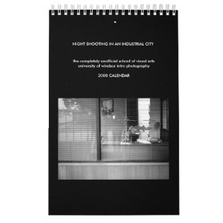 NACHTschießen IN EINER INDUSTRIELLEN STADT Kalender