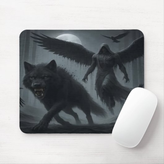 Nachtschläger Mousepad (Mit Mouse)