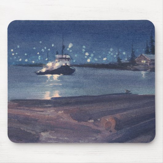 NACHTschlepper durch SHARON SHARPE Mousepad (Vorne)