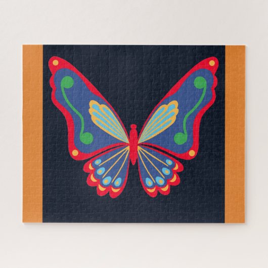 Nachtschmetterling Puzzle (Horizontal)