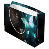 Nachtschmetterlinge Große Geschenktüte (Rückseite Schrägansicht)