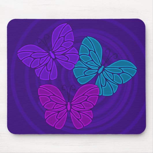 Nachtschmetterlinge Mousepad (Vorne)