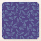 Nachtschmetterlinge Rechteckiger Pappuntersetzer (Vorderseite)