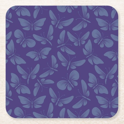 Nachtschmetterlinge Rechteckiger Pappuntersetzer (Vorderseite)