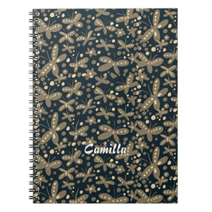 Nachtschmetterlingsheft Notizblock