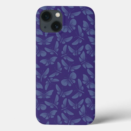 Nachtschmetterlingsuntergrund Case-Mate iPhone Hülle (Rückseite)