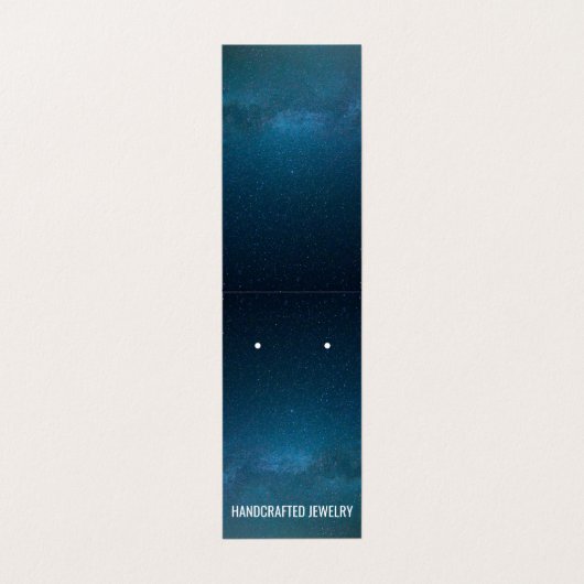 Nachtschwärme falten über den Ohrring-Karten Visitenkarten (Außenseite Aufgefaltet)