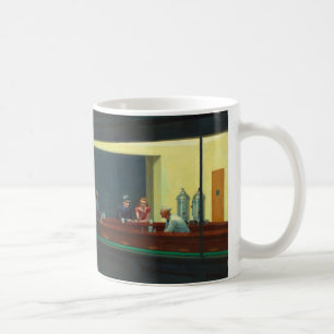 Nachtschwärme von Edmund Hopper Tasse