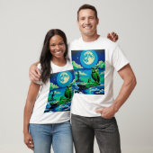 Nachtschwärmer auf U-Boot T Shirt Surreal Retro! (Unisex)