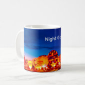 Nachtschwärmer-Ballon-Kaffeetasse Kaffeetasse (Vorderseite Links)