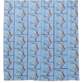 Nachtschwärmer-Duschvorhänge Duschvorhang (Vorderseite)