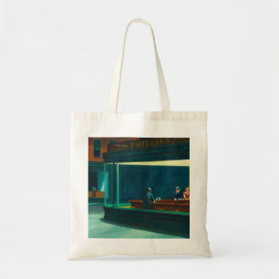 Nachtschwärmer Edward Hopper Tragetasche