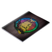 Nachtschwärmer-Farbspektrum-SpiralNotebook Notizblock (Linke Seite)