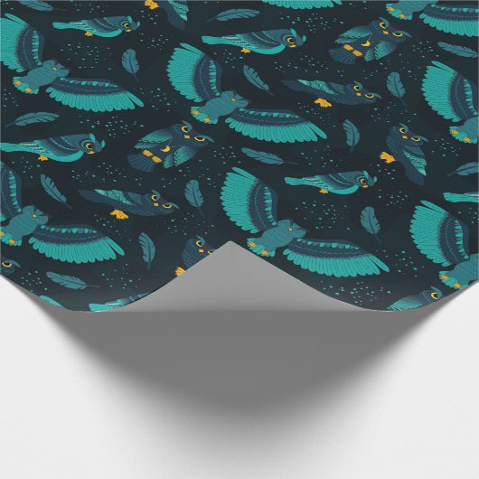 Nachtschwärmer Geschenkpapier (Ecke)