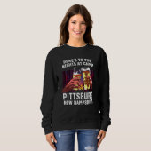 Nachtschwärmer im Camp Pittsburgh Camping Sweatshirt (Vorne ganz)