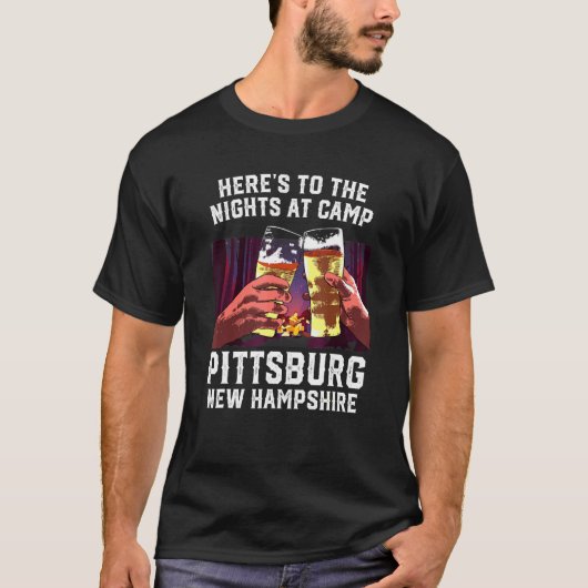Nachtschwärmer im Camp Pittsburgh Camping T-Shirt (Vorderseite)