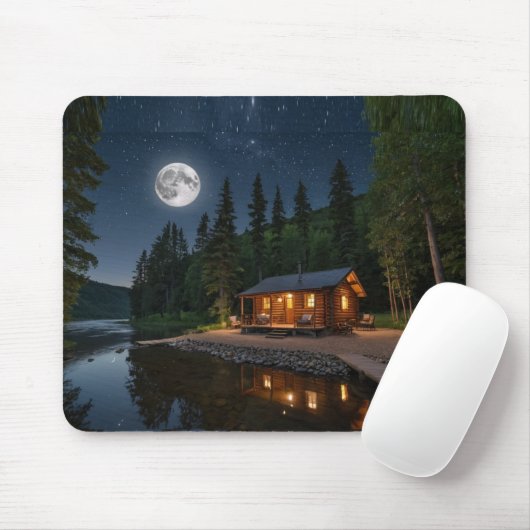 Nachtschwärmer im Wald Mousepad (Mit Mouse)