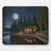 Nachtschwärmer im Wald Mousepad (Vorne)