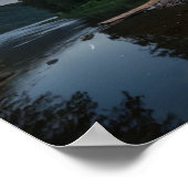 Nachtschwärmer im Wald Poster (Ecke)