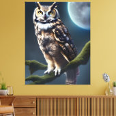 Nachtschwärmer Leinwanddruck (Insitu (Wohnzimmer))