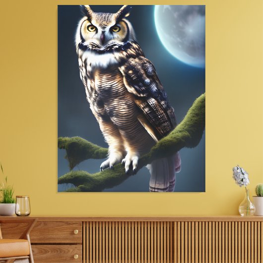 Nachtschwärmer Leinwanddruck (Insitu (Wohnzimmer))