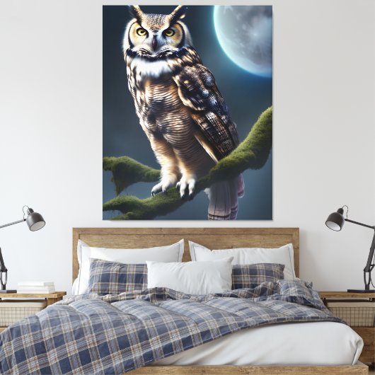 Nachtschwärmer Leinwanddruck (Insitu (Schlafzimmer))