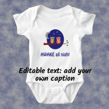 Nachtschwärmer lustiger Cartoon-Sondertext