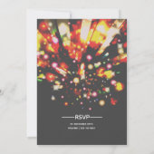 Nachtschwärmer Neujahr-Party Einladung (Rückseite)