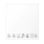 Nachtschwärmer Notizblock (Vorderseite)