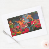 Nachtschwärmer Rechteckiger Aufkleber (Umschlag)