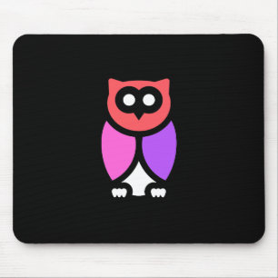 Nachtschwärmer, schönes Rosa und Rot, Abstrakter P Mousepad