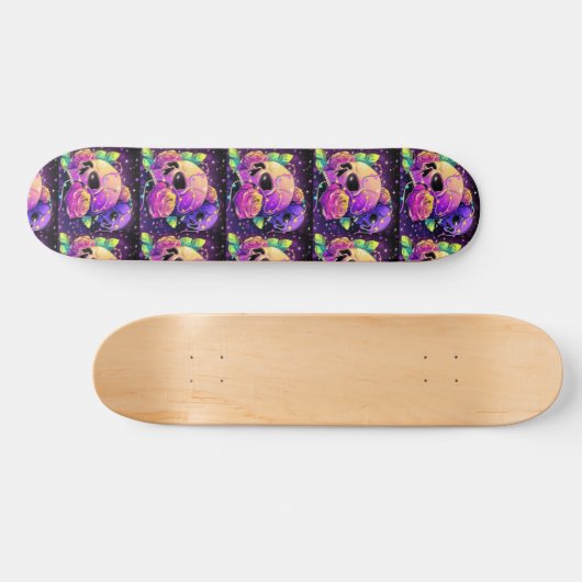 Nachtschwärmer Skateboard (Horizontal)