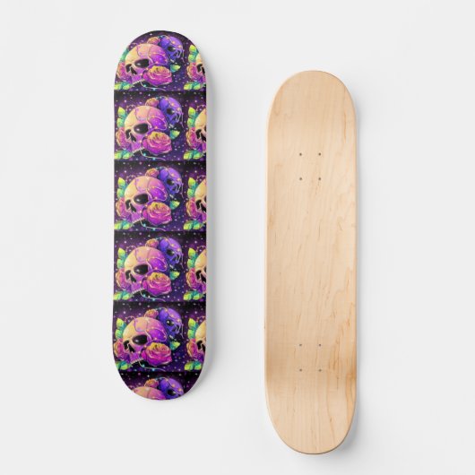 Nachtschwärmer Skateboard (Vorderseite)