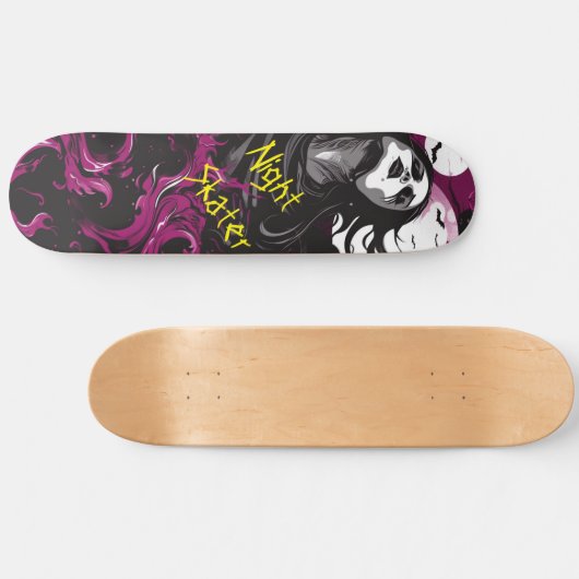 Nachtschwärmer Skater Skateboard (Horizontal)