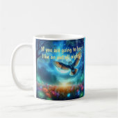 Nachtschwärmer und Morgenadler: Celestial Journeys Kaffeetasse (Links)