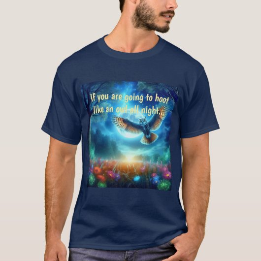 Nachtschwärmer und Morgenadler: Celestial Journeys T-Shirt (Vorderseite)