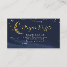 Nachtschwärmer-Windeln über dem Mond