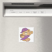 Nachtschwärmerei niedlicher Teddybärendesign Magnet (In Situ (Geschirrspüler))