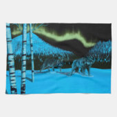 Nachtschwärmerin Geschirrtuch (Horizontal)