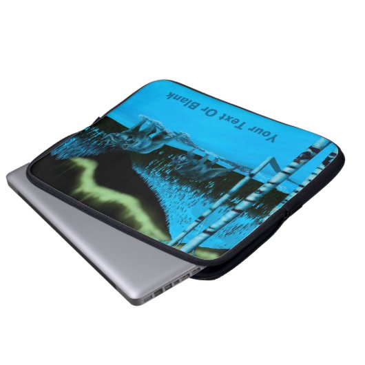 Nachtschwärmerin Laptopschutzhülle (Vorne Knopf)