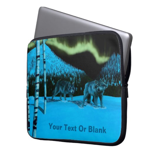 Nachtschwärmerin Laptopschutzhülle (Vorderseite Links)