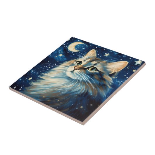 Nachtschwärmerische Kunst Fliese (Seite)