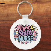 Nachtschwester Schlüsselanhänger | Süßes Geschenk  (Vorderseite)