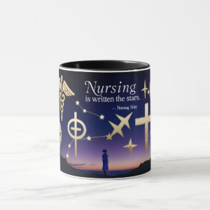 Nachtschwester-Tasse: Ein Geschenk für die Sterne Tasse