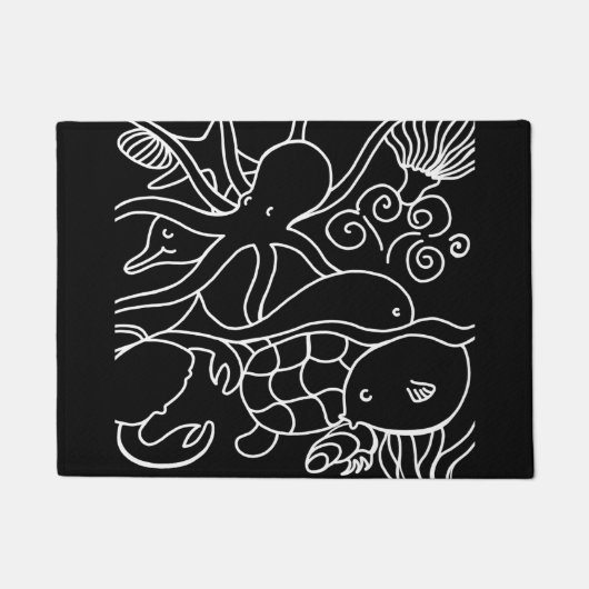 Nachtschwimmen Fußmatte (Vorderseite)